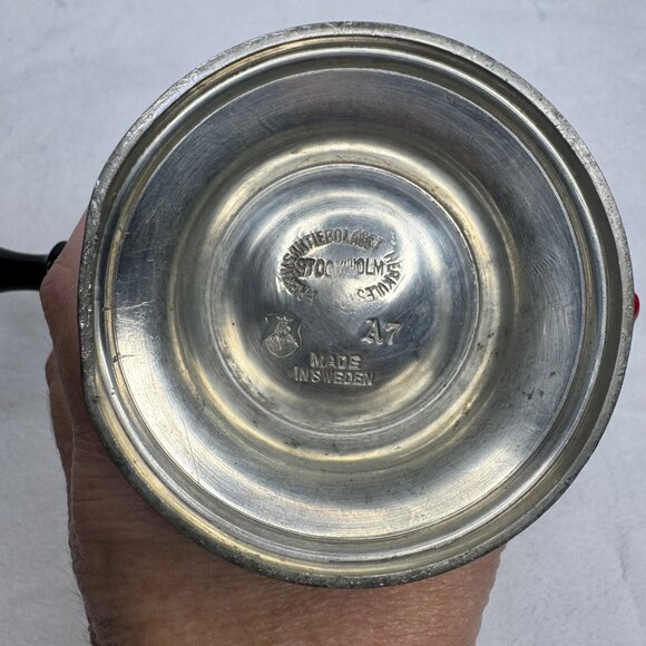 Antique  Herkules SwedishTeapot With Black Wooden Handle Stockholm - Picture 12 of 12